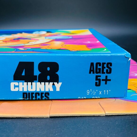 Vintage 1989 Mickey Mouse & Goofy Circus Show Jigsaw Puzzle - 48 Pcs COMPLETE - Picture 8 of 10